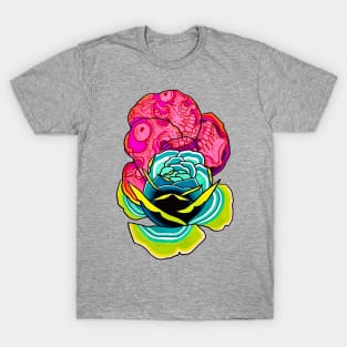 Rose and skull T-Shirt